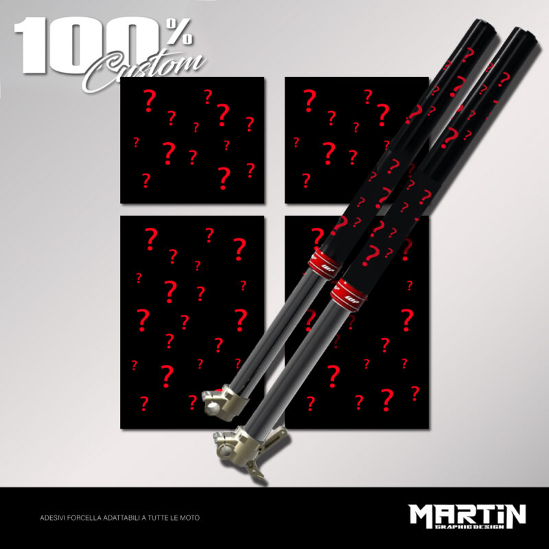 Adesivi 100% PERSONALIZZATI copri forcelle